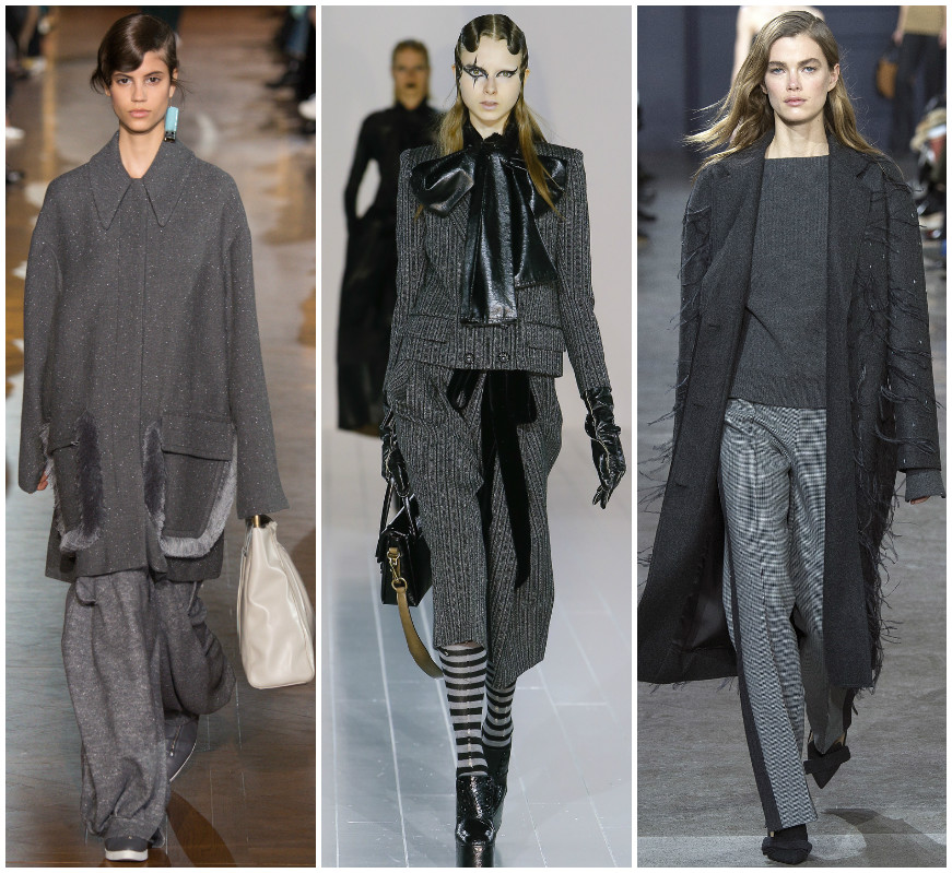 Цвета sharkskin в осенних коллекциях fall 2016\17