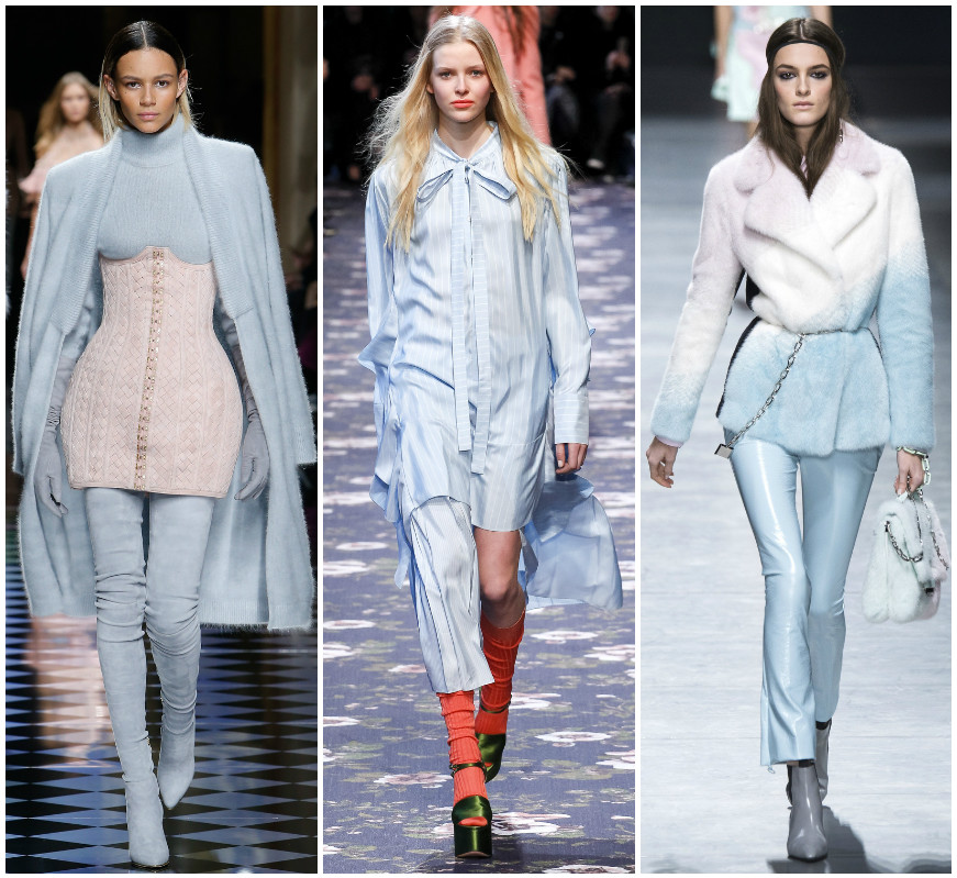 Airy Blue в осенних коллекциях fall 2016\17