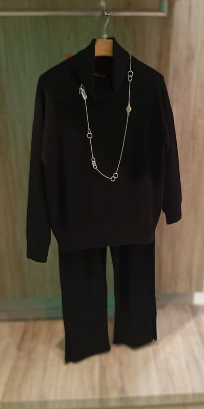 Женская водолазка из кашемира Роза, Женские брюки из кашемира Новелла, 291216