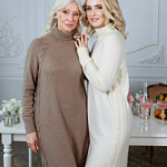 Вязаные платья из шерсти и кашемира Khan.Cashmere