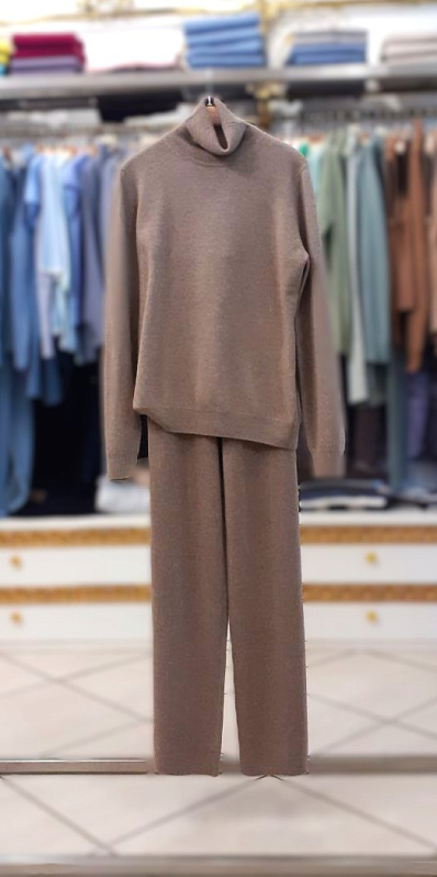 Кашемировая водолазка Клэрети, Женские кашемировые брюки Эстела, 290580